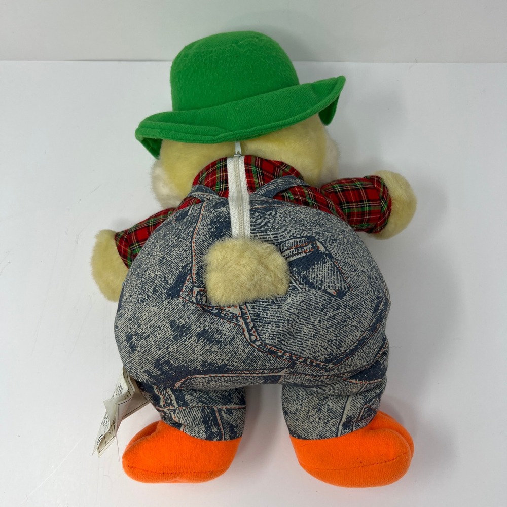 Musical Mac Duck Singing Plush Stuffed Animal Vintage 80's Toy Farm Country - Picture 4 of 14